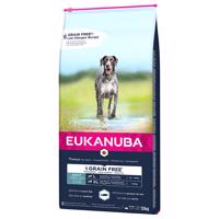 Eukanuba Grain Free Adult Large Dogs s lososom - 12 kg