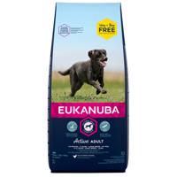 Eukanuba granuly - 15 + 3 kg zdarma! - Adult Large Breed Chicken