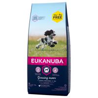 Eukanuba granuly - 15 + 3 kg zdarma! - Growing Puppy Medium Chicken