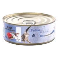 Feline Finest 6 x 85 g - tuniak s pražmou