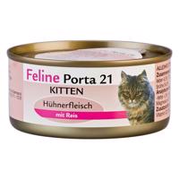 Feline Porta 21 12 x 156 g - Kitten kuracie mäso s ryžou