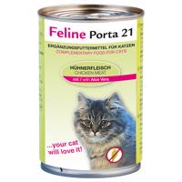 Feline Porta 21, 12 x 400 g - kuracie mäso s aloe