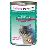 Feline Porta 21, 12 x 400 g - tuniak s morskými riasami