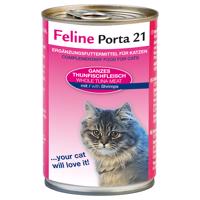 Feline Porta 21, 6 x 400 g - Tuniak s krevetami