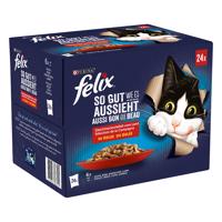 Felix Fantastic ("So gut...") 24 x 85 g - kuracie, jahňacie, hovädzie, králičie (85 g)