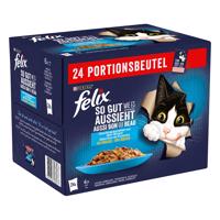 Felix Fantastic ("So gut...") 24 x 85 g - treska, losos, tuniak, platýz (85 g)