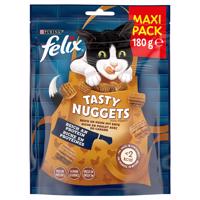 Felix maškrty, 4x balenia - 3 + 1 zdarma!  - Tasty Nuggets kuracie a kačacie (4 x 180 g)