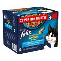 Felix "Sensations" kapsičky - 24 x 85 g rybí výber v želé