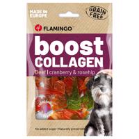 Flamingo Boost kolagénové čipsy s hovädzím mäsom - Výhodné balenie: 3 x 60 g