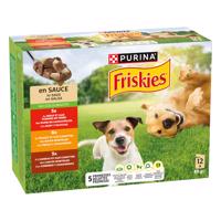 Friskies Adult v omáčke s hovädzím, kuracím a jahňacím mäsom - 12 × 85 g