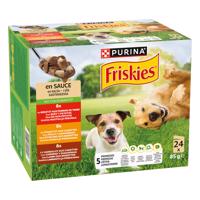 Friskies Adult v omáčke s hovädzím, kuracím a jahňacím mäsom - 24 × 85 g