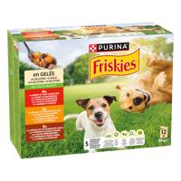 Friskies Adult v želé s hovädzím, kuracím a jahňacím mäsom - 12 × 85 g