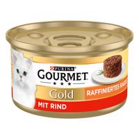 Gourmet Gold, 48 x 85 g - 36 + 12 zdarma!  - Raffiniertes Ragout  Hovädzie