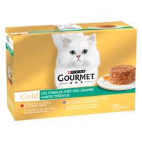 Gourmet Gold, 48 x 85 g - 36 + 12 zdarma!  - Raffiniertes Ragout Mix so zeleninou