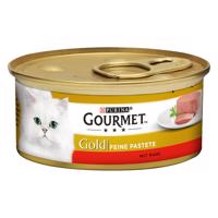 Gourmet Gold jemná paštéta 12 x 85 g - hovädzie mäso