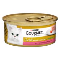 Gourmet Gold jemná paštéta 12 x 85 g - pstruh & paradajky