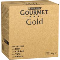 Gourmet Gold  jumbo balenie, 96 x 85 g - 76 + 20 zdarma!  - Ragout hovädzie, kuracie, tuniak, losos