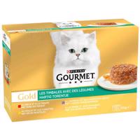 Gourmet Gold Raffiniertes Ragout 24 x 85 g - Varianty s kuracím