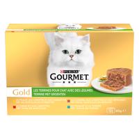 Gourmet Gold Terrine 12 x 85 g - so zeleninou