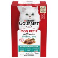 Gourmet Mon Petit, 48 x 50 g - 20% zľava - dueti: losos, kuracie