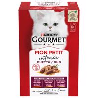 Gourmet Mon Petit, 48 x 50 g - 20% zľava - duetti: hovädzie, kuracie