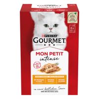 Gourmet Mon Petit, 48 x 50 g - 20% zľava - kačacie, kuracie, morčacie