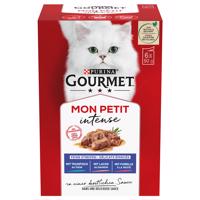 Gourmet Mon Petit, 48 x 50 g - 20% zľava - tuniak, losos, pstruh