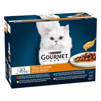 Gourmet Perle kapsičky, 48 x 85 g - 3 + 1 balenie zadarmo - pôžitok v omáčke