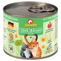 GranataPet DeliCatessen 12 x 200 g - Kitten hydinové mäso