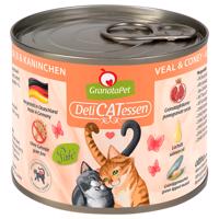 GranataPet DeliCatessen 12 x 200 g - Teľacie & králičie mäso