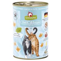 GranataPet DeliCatessen 12 x 400 g - Losos & morčacie