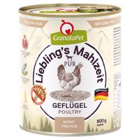 GranataPet Liebling's Mahlzeit 12 x 800 g - hydina