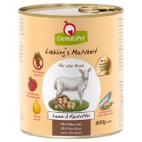 GranataPet Liebling's Mahlzeit 12 x 800 g - jahňacie a zemiaky, s fenyklom, tvarohom a olivovým olejom