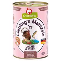 Granatapet Liebling's Mahlzeit 6 x 400 g - losos a morčacie