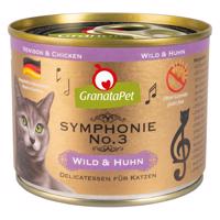 GranataPet Symphonie 6 x 200 g - Divina a kuracie