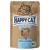 Happy Cat Bio kapsičky 6 x 85 g - bio-kuracie a  bio-kačacie - inconsitent PP