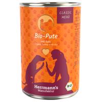 Herrmann's Classic Bio Menu 6 x 400 g - bio morčacie mäso s bio ryžou