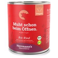 Herrmann´s Bio Menu Sensitive 6 x 800 g - Bio hovädzie s Bio mrkvou a Bio amarantom