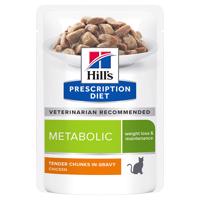 Hill's Prescription Diet, 36 x 85g - 24 + 12 zdarma - Diet Metabolic Weight Management