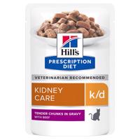 Hill's Prescription Diet k/d Kidney Care  - 24 x 85 g (hovädzie)