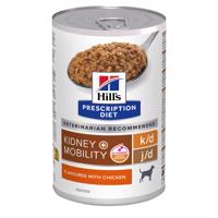 Hill's Prescription Diet k/d + Mobility s kuracím - 24 x 370 g