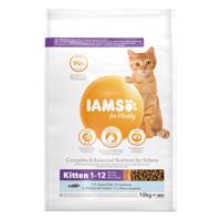 IAMS for Vitality Kitten s morskými rybami - 10 kg