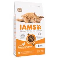 IAMS granule pre mačky, 3 kg - 15% zľava - Vitality Adult Chicken (3 kg)