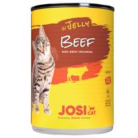 JosiCat mokré krmivo v želé 12 x 400 g - hovädzie