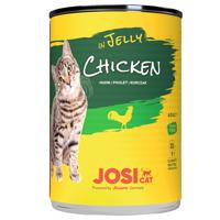 JosiCat mokré krmivo v želé 12 x 400 g - kuracie