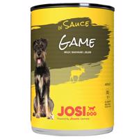 JosiDog mokré krmivo v omáčke 12 x 415 g - zverina