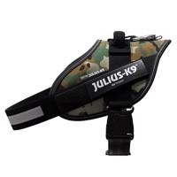 JULIUS-K9 IDC® postroj - kamufláž - veľkosť 0: obvod hrudníka 58 - 76 cm