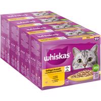 Jumbobalenie Whiskas Senior kapsičky 144 x 85 g - 11+ hydinový výber v želé