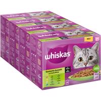 Jumbobalenie Whiskas Senior kapsičky 144 x 85 g - 7+ miešaný výber v omáčke