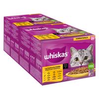 Jumbobalenie Whiskas Senior kapsičky 144 x 85 g - hydinový výber v omáčke